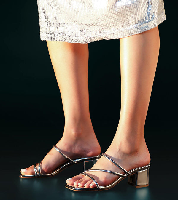 Women's Pearl Strappy Heels