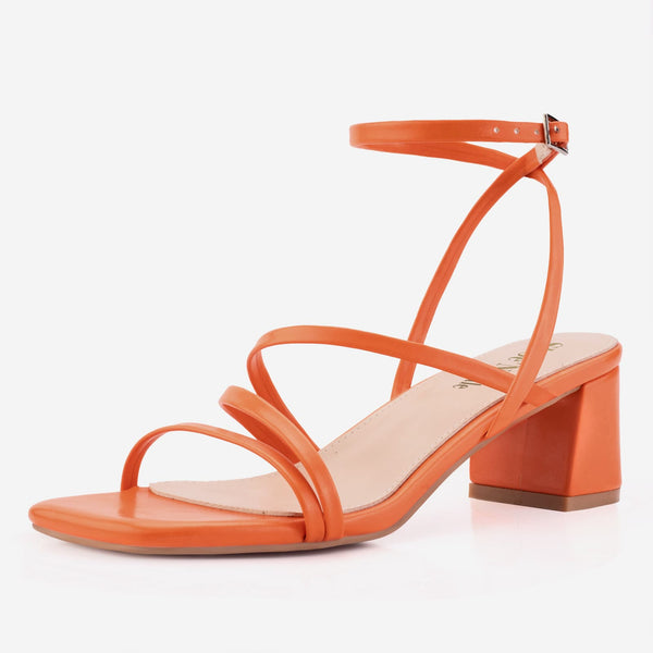 Ankle Strap Low Heel Sandals