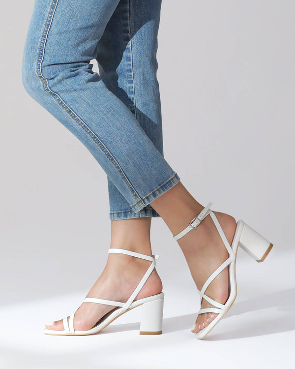 Women's Square Toe Heeled Sandals