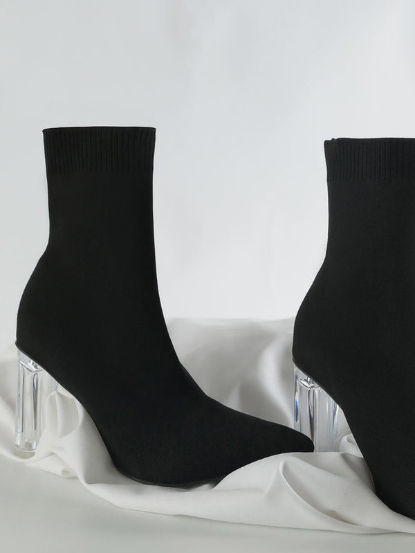 Women's Knit Sock Ankle Boots