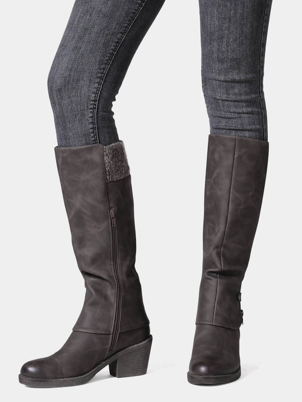 Women's Mid Calf Riding Boots